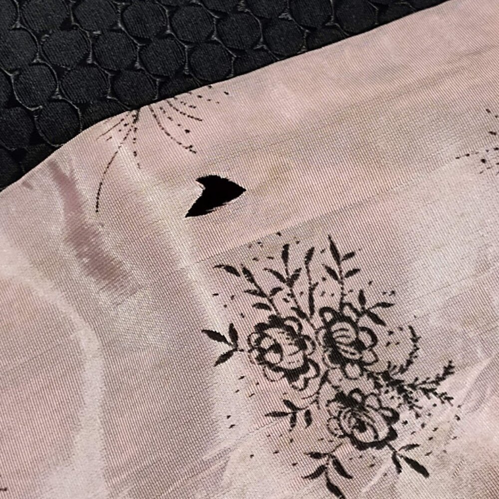 Vintage Cee -Dee Honey Comb Pattern Black Women's Cloak Size 6 ! Read Below ! - Picture 12 of 12